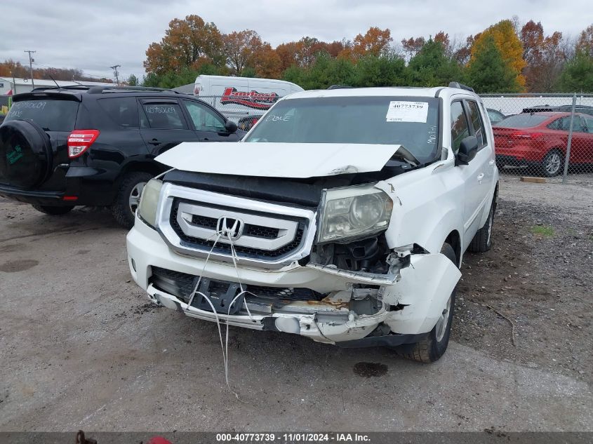 2010 Honda Pilot Ex-L VIN: 5FNYF4H50AB026674 Lot: 40773739