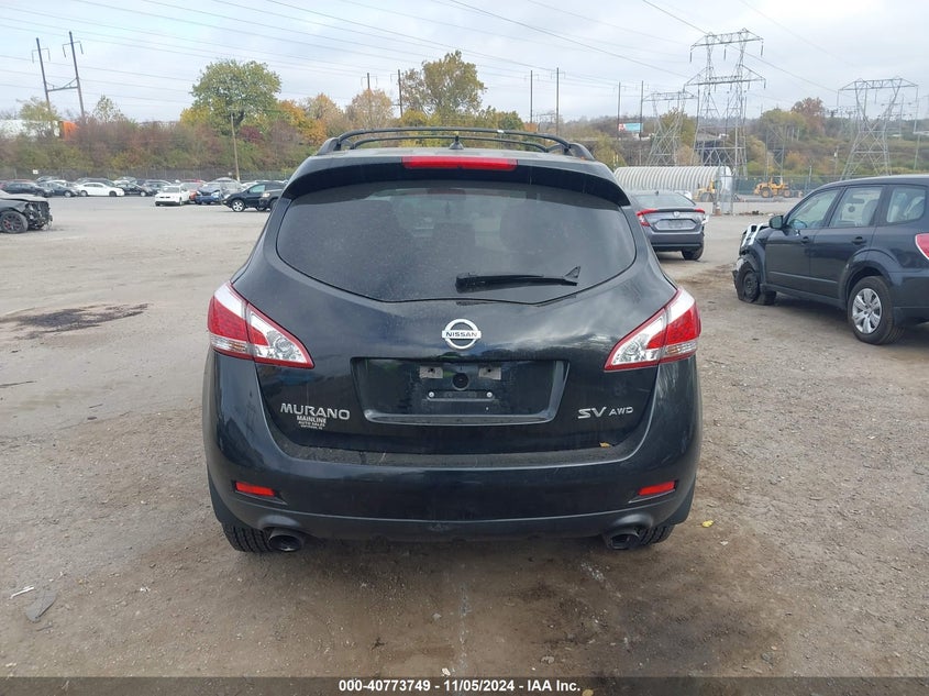 2014 Nissan Murano Le/S/Sl/Sv VIN: JN8AZ1MW5EW513638 Lot: 40773749