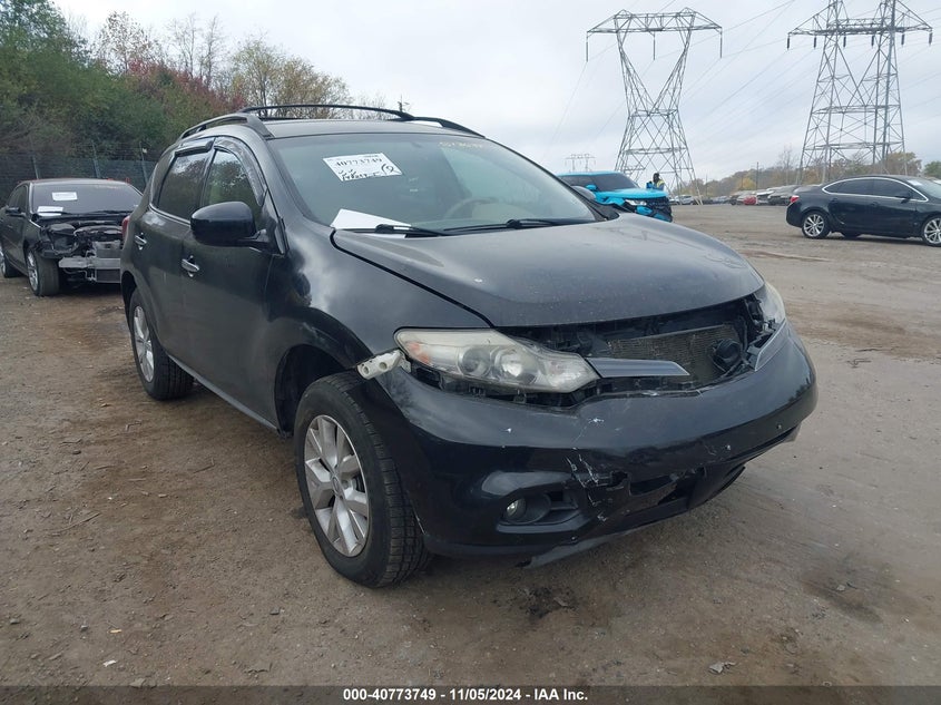 2014 Nissan Murano Le/S/Sl/Sv VIN: JN8AZ1MW5EW513638 Lot: 40773749