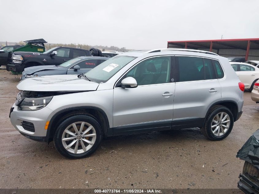 2017 Volkswagen Tiguan 2.0T Wolfsburg Edition VIN: WVGRV7AX7HK016768 Lot: 40773764