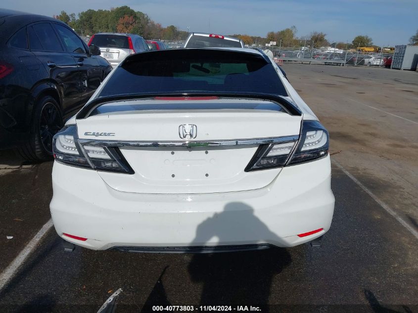 2015 Honda Civic Se VIN: 19XFB2F73FE222360 Lot: 40773803