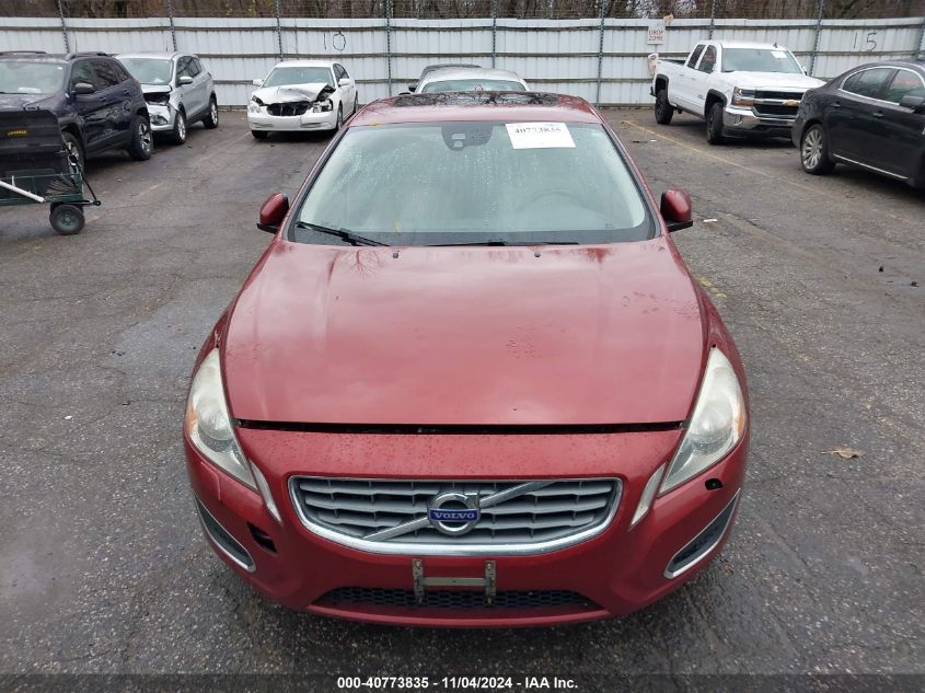 2013 Volvo S60 T5 VIN: YV1612FH2D1215292 Lot: 40773835