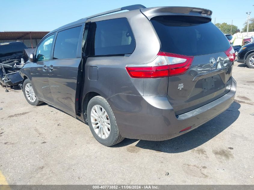 2016 Toyota Sienna Xle 8 Passenger VIN: 5TDYK3DC7GS704075 Lot: 40773852