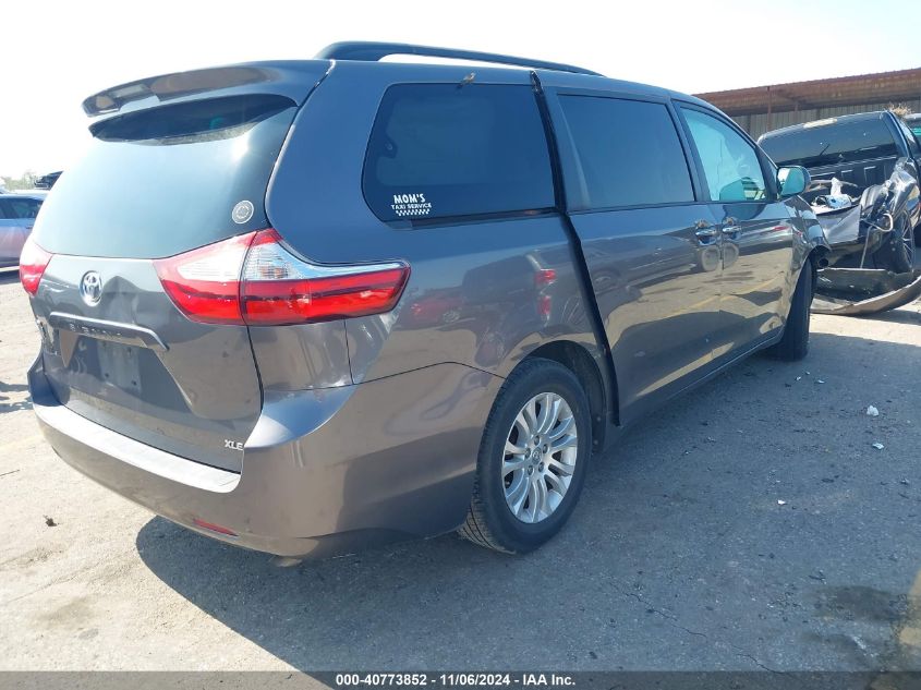 2016 Toyota Sienna Xle 8 Passenger VIN: 5TDYK3DC7GS704075 Lot: 40773852