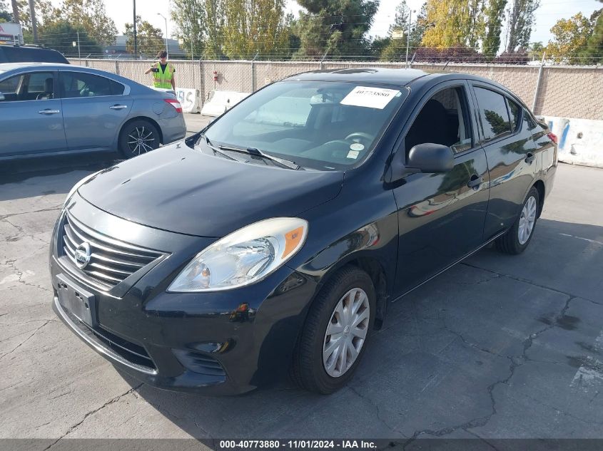 2014 Nissan Versa 1.6 S+ VIN: 3N1CN7APXEL807741 Lot: 40773880