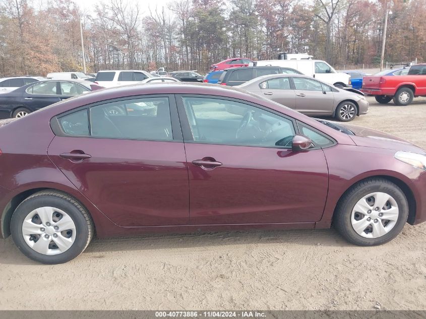 2017 Kia Forte Lx VIN: 3KPFK4A75HE053514 Lot: 40773886