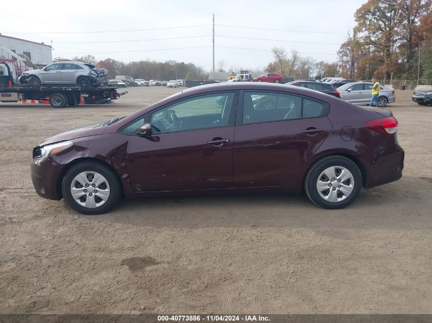 2017 Kia Forte Lx VIN: 3KPFK4A75HE053514 Lot: 40773886