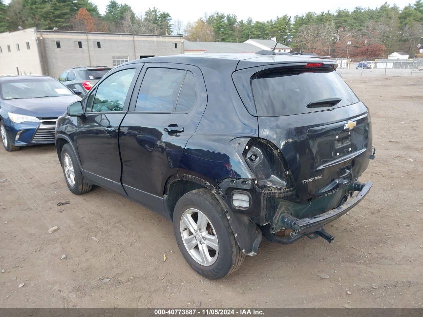 2022 Chevrolet Trax Awd Ls VIN: KL7CJNSM5NB514670 Lot: 40773887