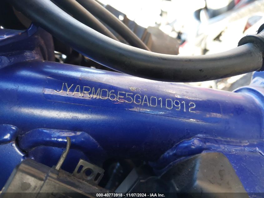 2016 YAMAHA FZ07 JYARM06E5GA010912