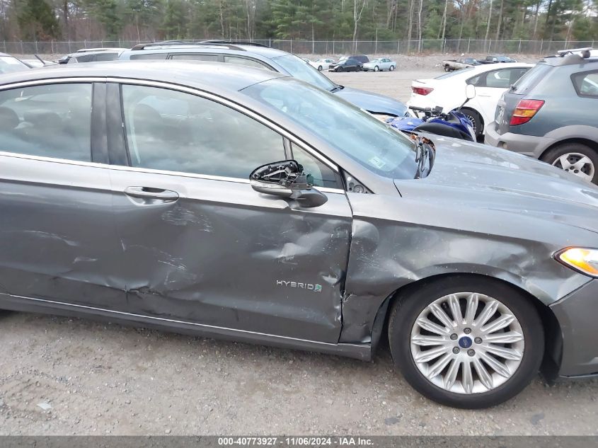 2014 Ford Fusion Hybrid Se VIN: 3FA6P0LU2ER347802 Lot: 40773927