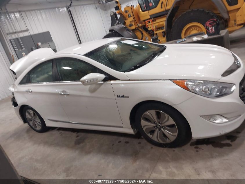 2013 Hyundai Sonata Hybrid Limited VIN: KMHEC4A40DA100004 Lot: 40773929