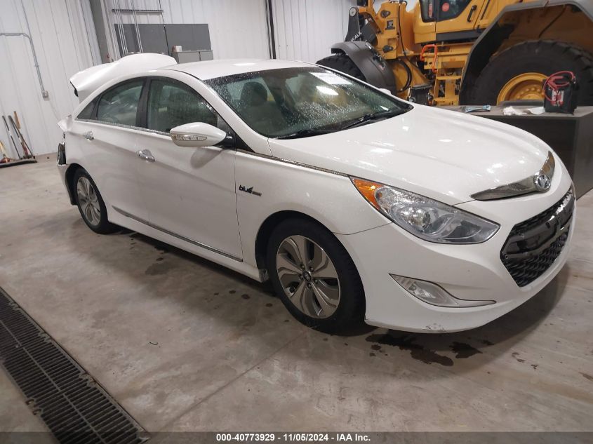 2013 Hyundai Sonata Hybrid Limited VIN: KMHEC4A40DA100004 Lot: 40773929