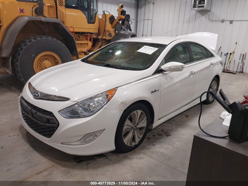 2013 Hyundai Sonata Hybrid Limited VIN: KMHEC4A40DA100004 Lot: 40773929