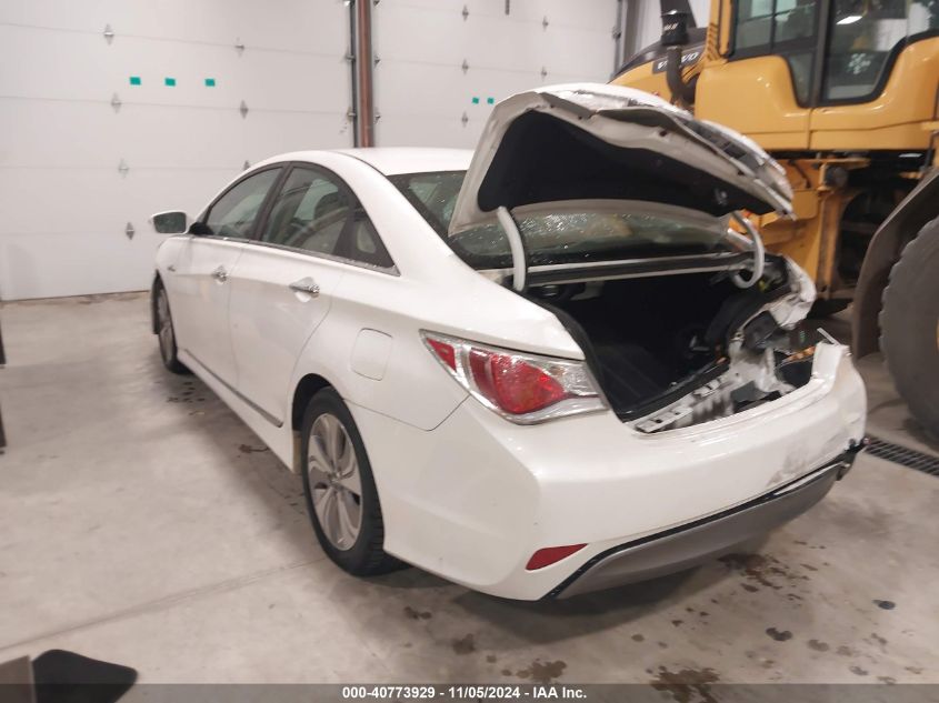 2013 Hyundai Sonata Hybrid Limited VIN: KMHEC4A40DA100004 Lot: 40773929