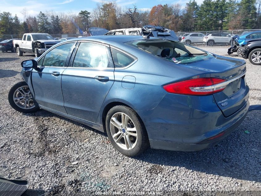 VIN 3FA6P0H71JR174108 2018 Ford Fusion, SE no.3