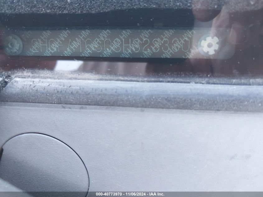 2008 Honda Civic Lx VIN: 2HGFA16508H323330 Lot: 40773970