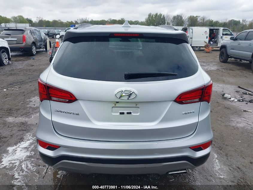 2018 Hyundai Santa Fe Sport 2.4L VIN: 5XYZU3LB7JG524719 Lot: 40773981