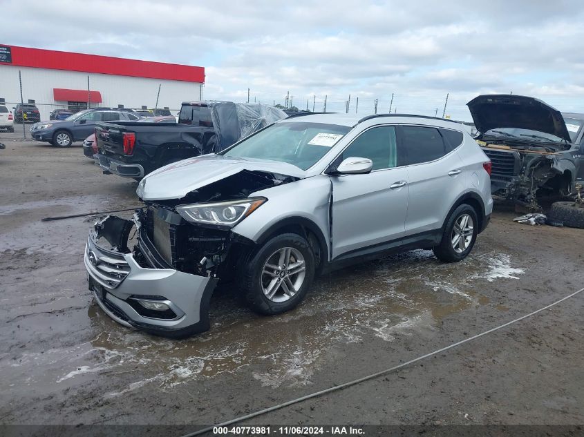 VIN 5XYZU3LB7JG524719 2018 HYUNDAI SANTA FE SPORT no.2