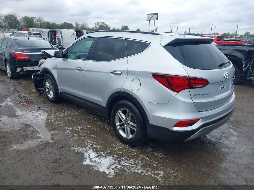 VIN 5XYZU3LB7JG524719 2018 HYUNDAI SANTA FE SPORT no.3