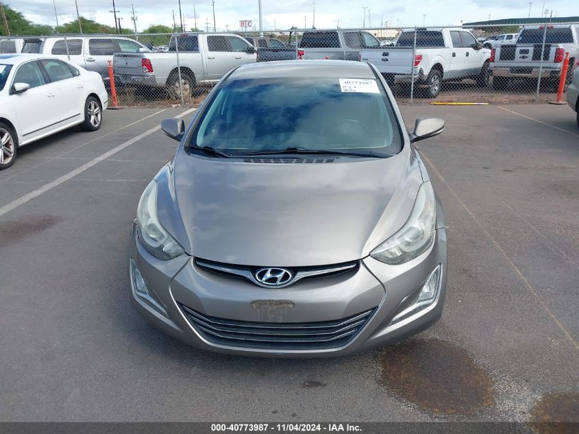 2016 Hyundai Elantra Limited VIN: 5NPDH4AE6GH721349 Lot: 40773987