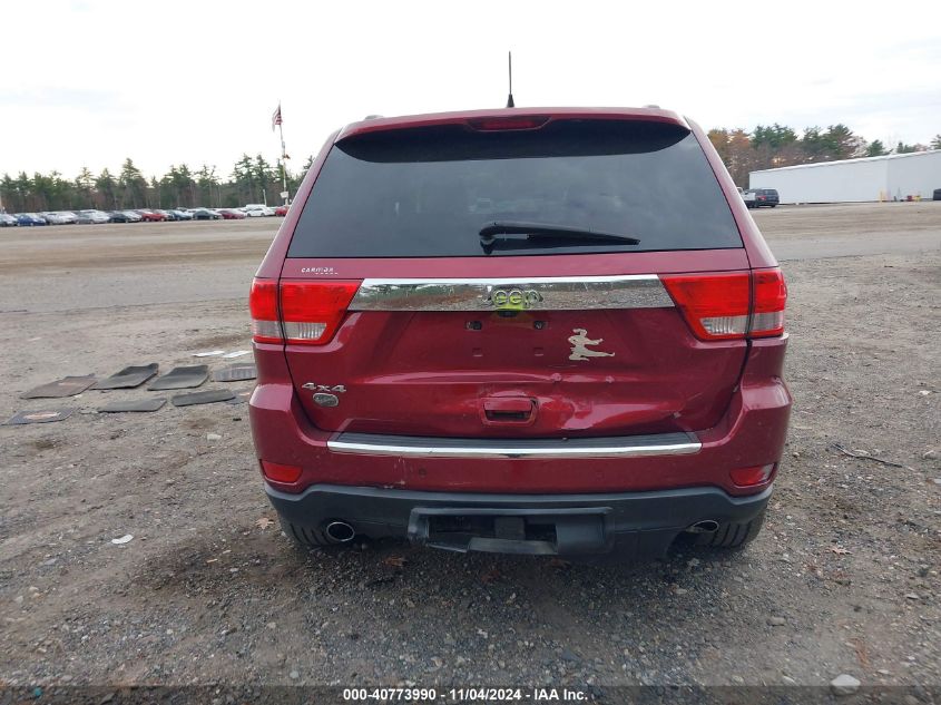 2013 Jeep Grand Cherokee Overland VIN: 1C4RJFCT0DC640405 Lot: 40773990