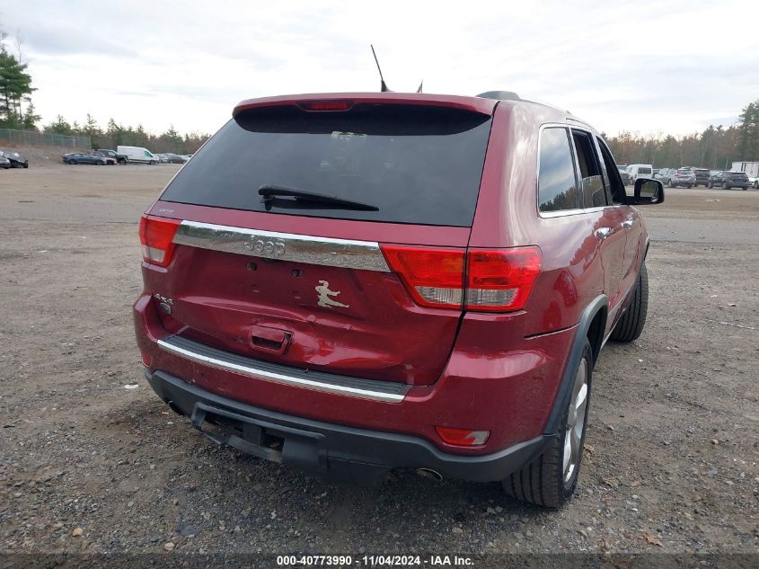 2013 Jeep Grand Cherokee Overland VIN: 1C4RJFCT0DC640405 Lot: 40773990