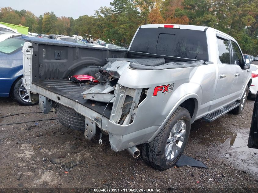 2016 FORD F-150 LARIAT - 1FTFW1EF8GFB34483