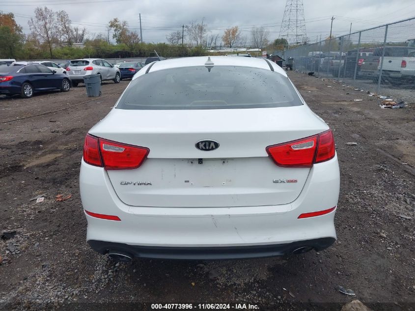 2015 Kia Optima Ex VIN: 5XXGN4A7XFG471602 Lot: 40773996