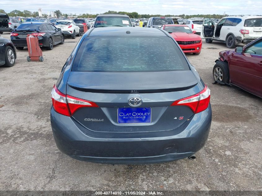 2015 Toyota Corolla S Plus VIN: 5YFBURHE6FP206147 Lot: 40774010