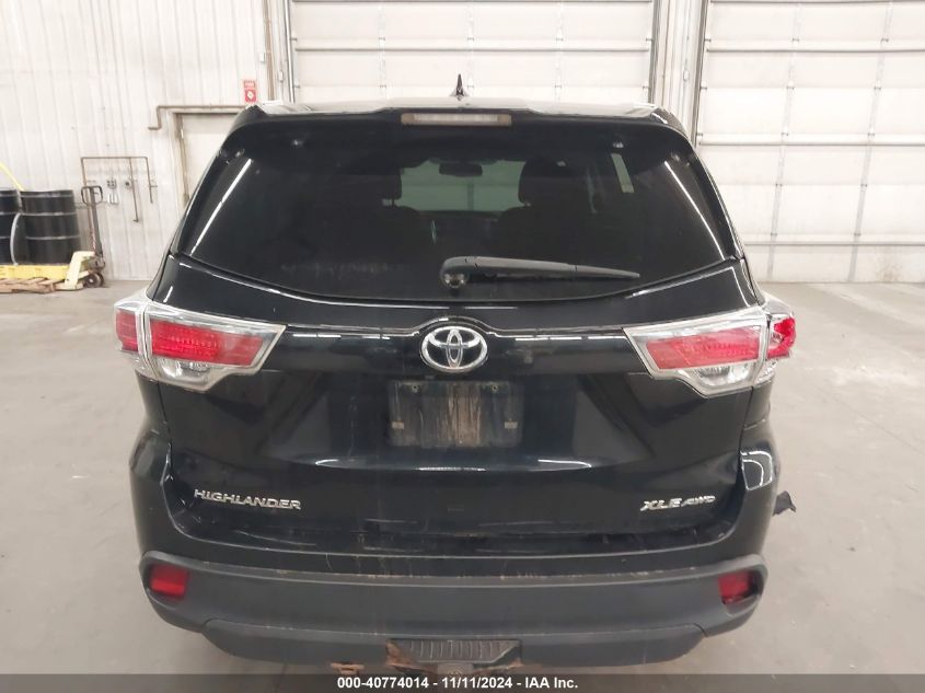 VIN 5TDJKRFH6GS343614 2016 TOYOTA HIGHLANDER no.17