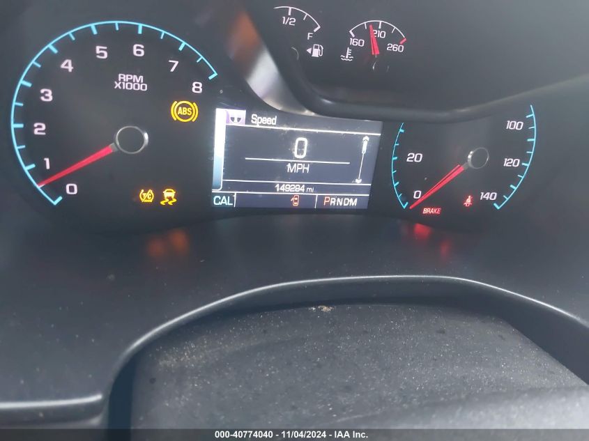 2016 Chevrolet Colorado Lt VIN: 1GCGSCE37G1126714 Lot: 40774040