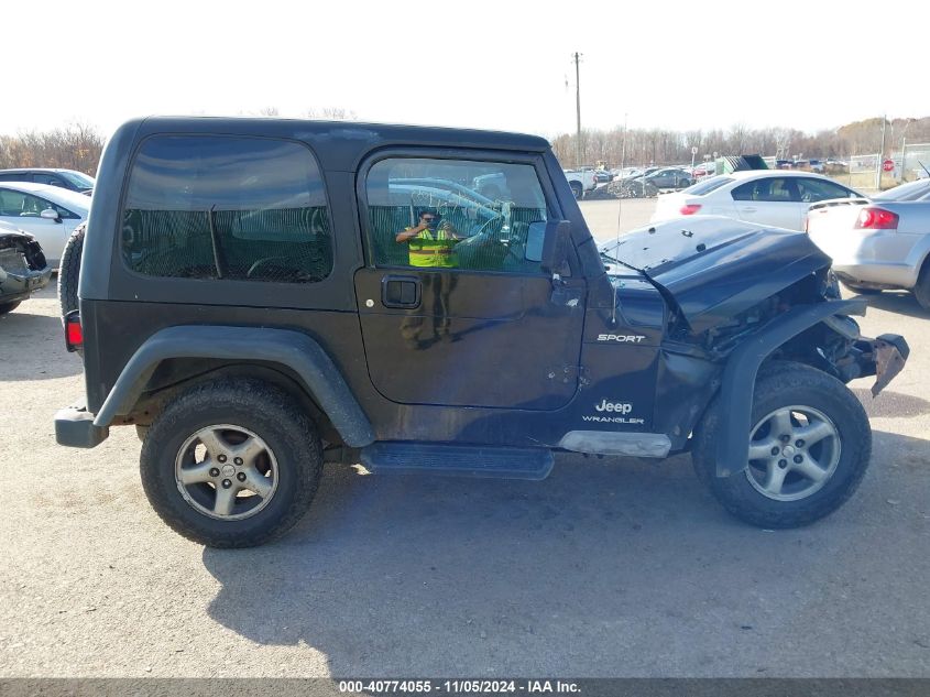 2004 Jeep Wrangler Sport VIN: 1J4FA49S84P716252 Lot: 40774055