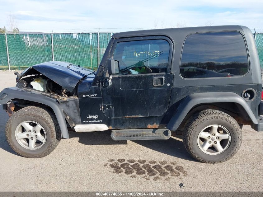 2004 Jeep Wrangler Sport VIN: 1J4FA49S84P716252 Lot: 40774055