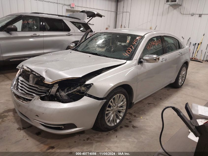 2012 Chrysler 200 Limited VIN: 1C3CCBCG2CN306167 Lot: 40774056