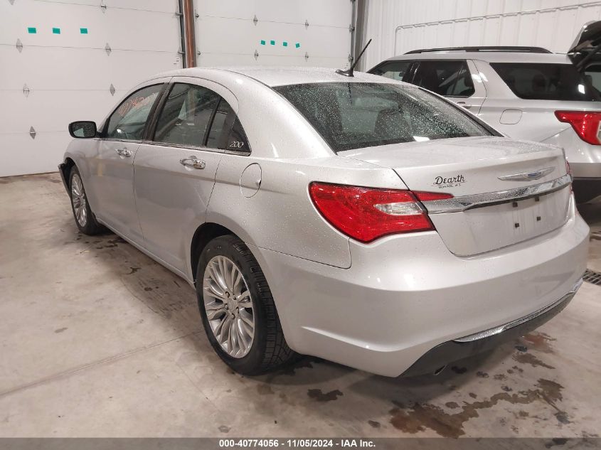 2012 Chrysler 200 Limited VIN: 1C3CCBCG2CN306167 Lot: 40774056