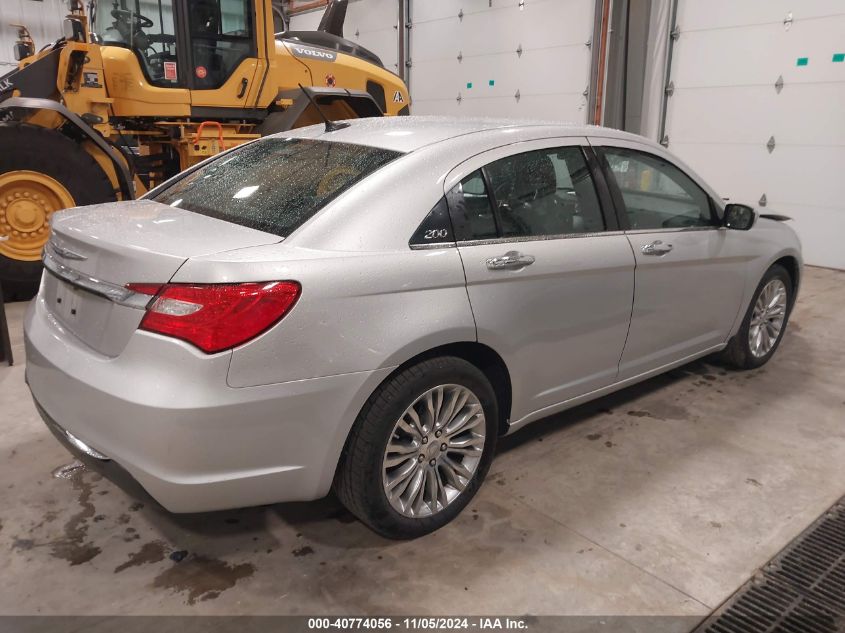 2012 Chrysler 200 Limited VIN: 1C3CCBCG2CN306167 Lot: 40774056