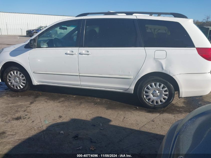 2008 Toyota Sienna Le VIN: 5TDZK23C98S190750 Lot: 40774096