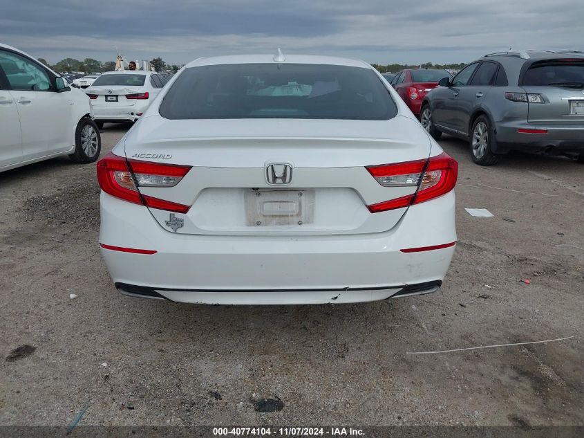 2018 Honda Accord Lx VIN: 1HGCV1F15JA256135 Lot: 40774104