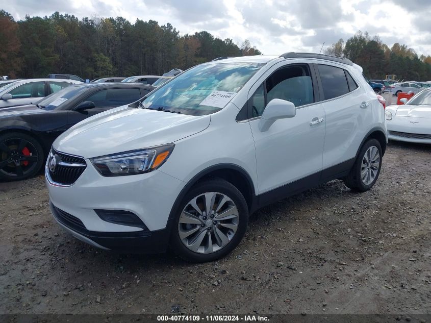 2020 Buick Encore Fwd Preferred VIN: KL4CJASB6LB007164 Lot: 40774109