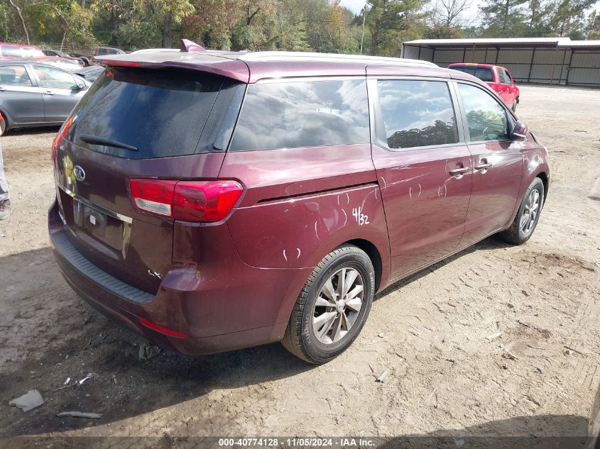 2016 Kia Sedona Lx VIN: KNDMB5C10G6161145 Lot: 40774128