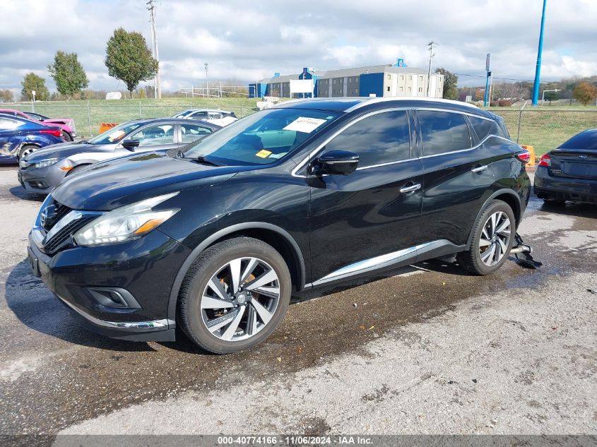 2015 Nissan Murano Platinum VIN: 5N1AZ2MH1FN270139 Lot: 40774166