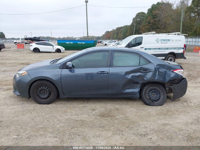 2014 Toyota Corolla L VIN: 2T1BURHE3EC032536 Lot: 40774209