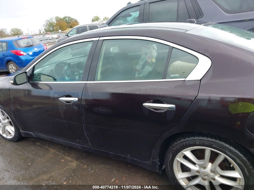 2010 Nissan Maxima 3.5 Sv VIN: 1N4AA5AP1AC863549 Lot: 40774219