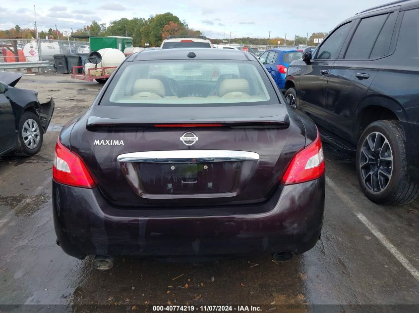 2010 Nissan Maxima 3.5 Sv VIN: 1N4AA5AP1AC863549 Lot: 40774219