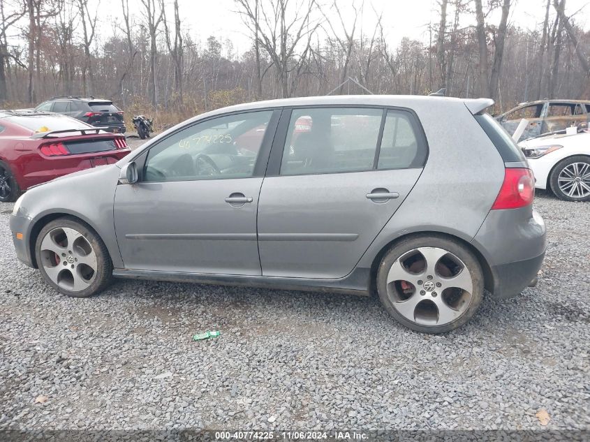 2009 Volkswagen Gti 4-Door VIN: WVWGD71KX9W1FB294 Lot: 40774225