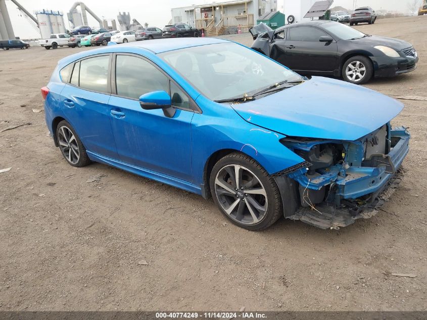 VIN 4S3GTAJ66L1701722 2020 Subaru Impreza, Sport 5-... no.1