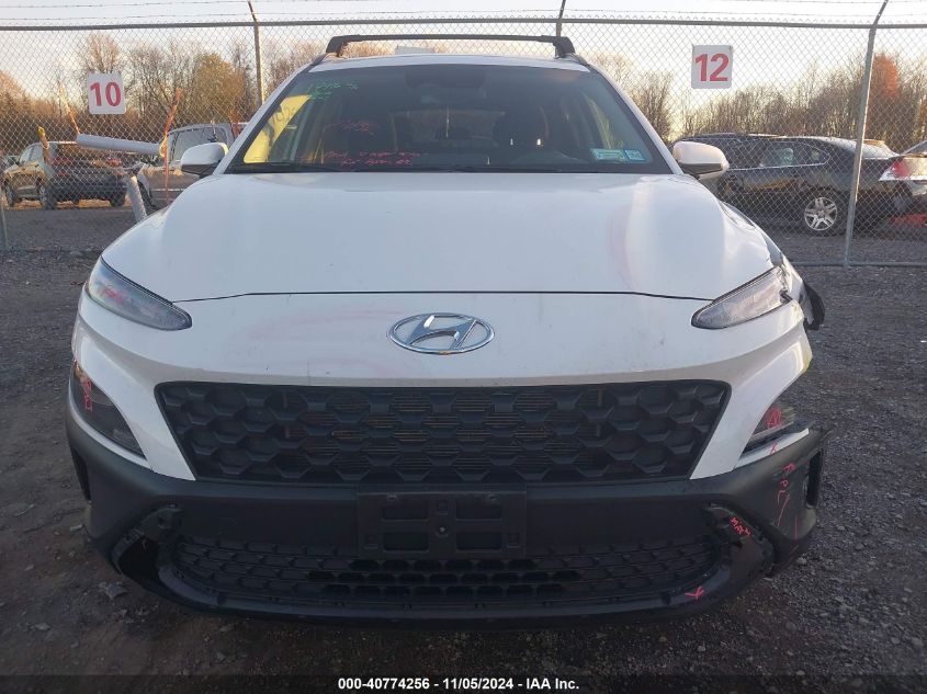 2022 Hyundai Kona Sel VIN: KM8K6CAB5NU761935 Lot: 40774256