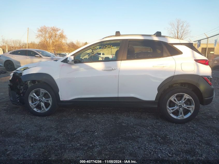 2022 Hyundai Kona Sel VIN: KM8K6CAB5NU761935 Lot: 40774256