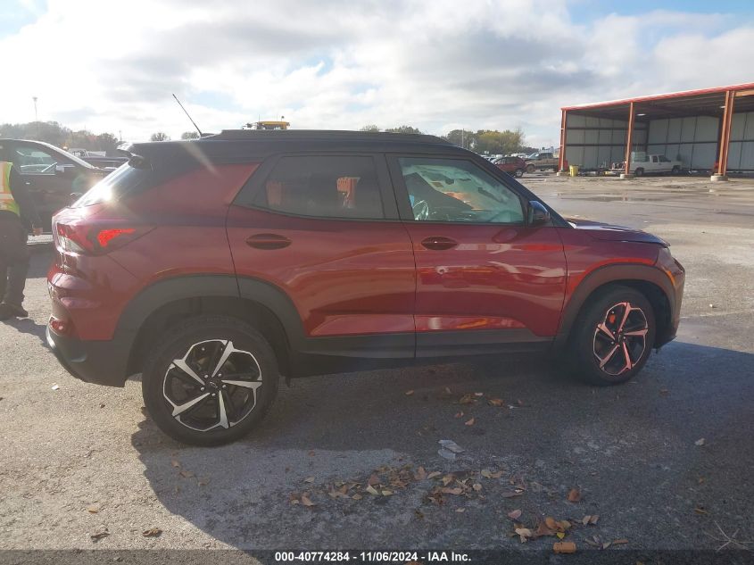 2022 Chevrolet Trailblazer Fwd Rs VIN: KL79MTSL6NB041441 Lot: 40774284