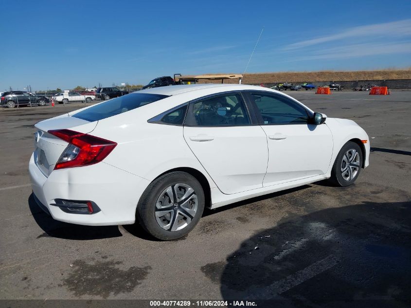 2018 Honda Civic Lx VIN: 2HGFC2F50JH509813 Lot: 40774289